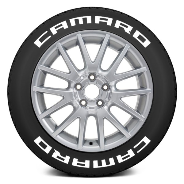 Tire Stickers® - White "Camaro" Tire Lettering Kit