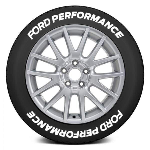 Tire Stickers® - White "Ford Performance" Tire Lettering Kit