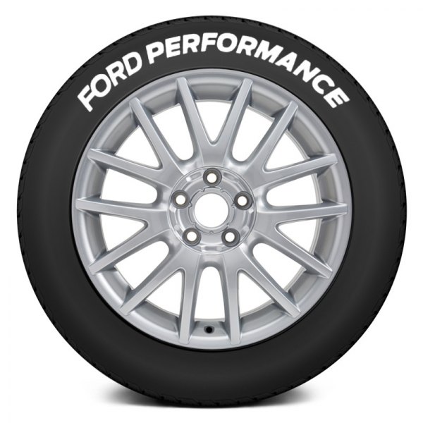 Tire Stickers® - White "Ford Performance" Tire Lettering Kit