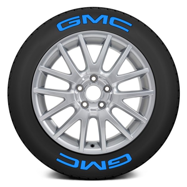 Tire Stickers® - Blue "GMC" Tire Lettering Kit