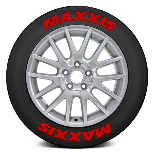 Tire Stickers® - Red "Maxxis" Tire Lettering Kit