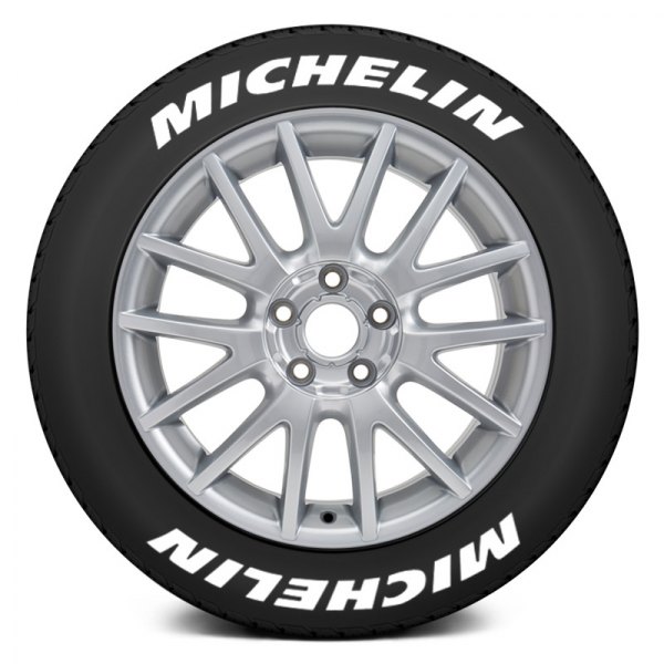 Tire Stickers® - White "Michelin" Tire Lettering Kit