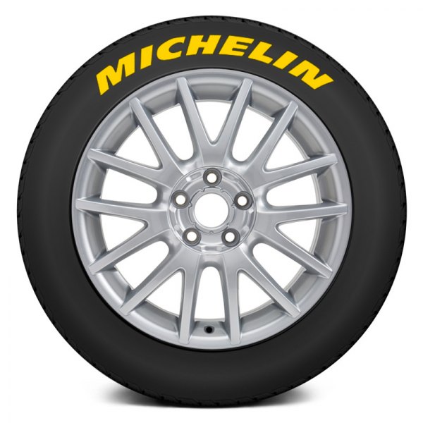 Tire Stickers® - Yellow "Michelin" Tire Lettering Kit