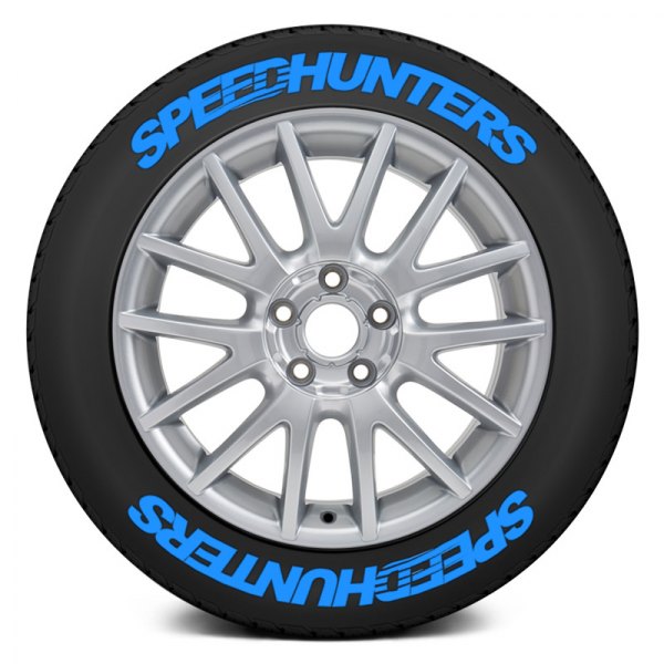 Speedhunters Permanent Tire Sticker 13" 22 " Tyre Lettering 8x Decal Kit 