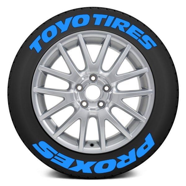 Tire Stickers® - Blue "Toyo Tires Proxes" Tire Lettering Kit