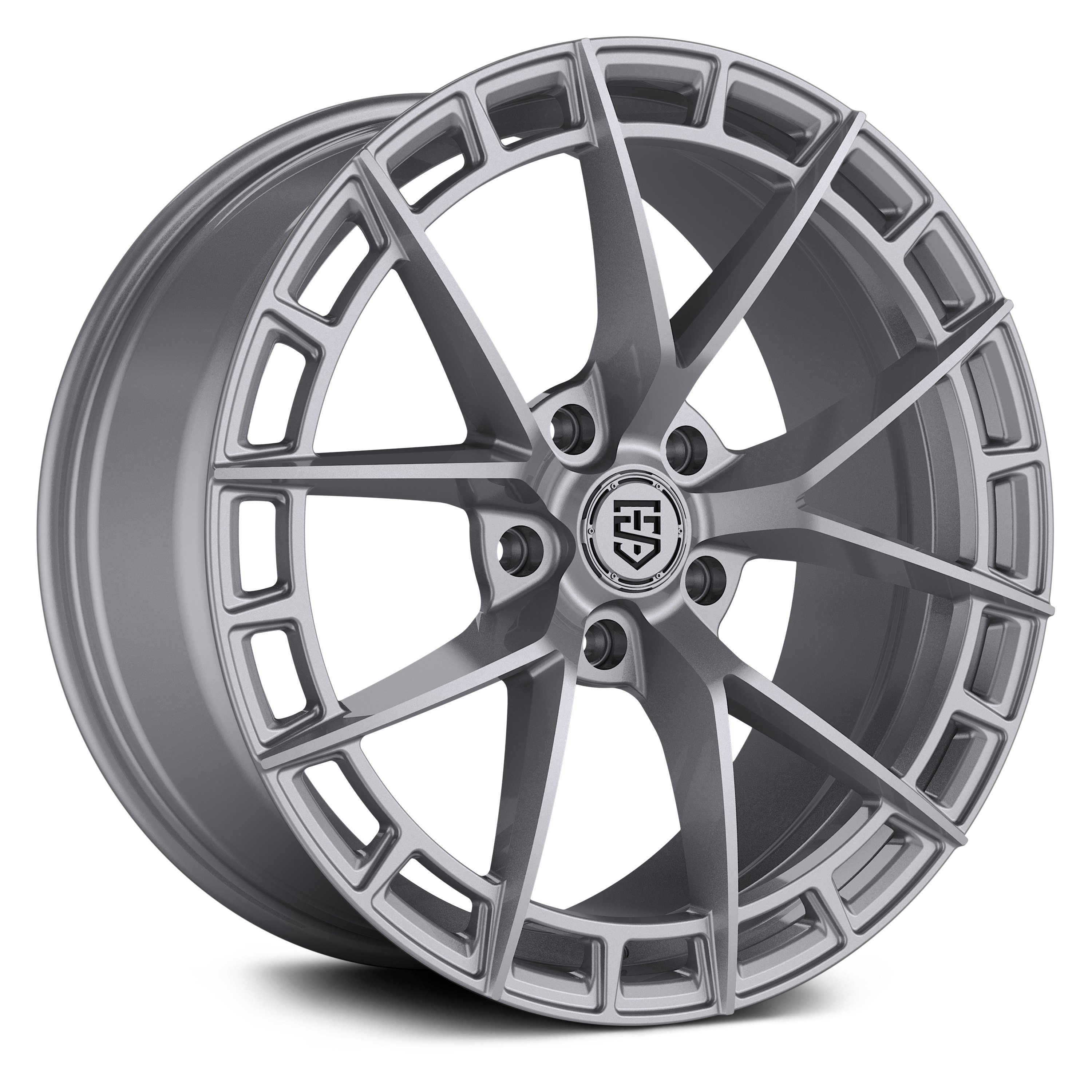 TIS MOTORSPORTS® 504S Wheels - Gloss Silver Rims - 504S-2854435