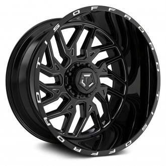 TIS® - 544BM WITH COVERED LUGS Gloss Black with Cnc Milled Accents