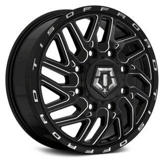 TIS® - 544BM DUALLY Gloss Black with Cnc Milled Accents