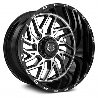 TIS® - 544MB WITH COVERED LUGS Gloss Black with Machined Face