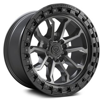 TIS® - 556AB 5 Satin Anthracite with Black Simulated Bead Ring