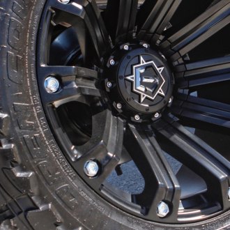 TIS® - 534b Satin Black Chrome Bolt Accents