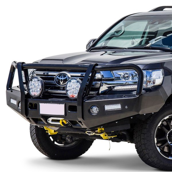 TJM 4x4® - T13 Outback Series Full Width Front HD Black Powder Coat Bumper