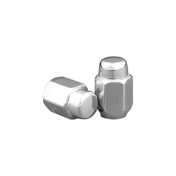 Topline Accessories® - Silver Cone Seat Two Piece Acorn Lug Nut