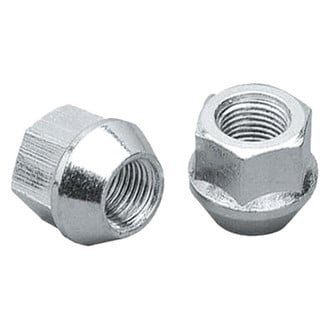 Topline Accessories® - Zinc Cone Seat Acorn Bulge Open End Lug Nut
