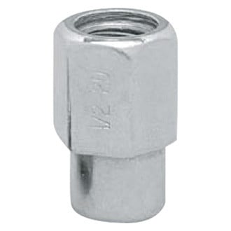 Topline Accessories® - Silver Shank Seat Open End Lug Nut