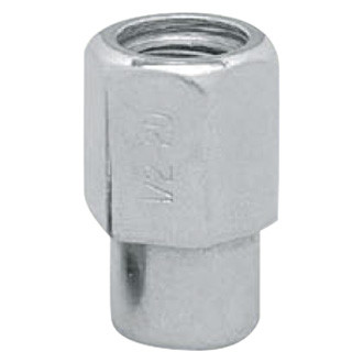 Topline Accessories® C4004-0 - Silver Shank Seat Open End Lug Nut