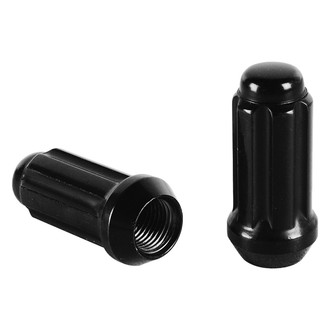 Topline Accessories® - Black Cone Seat Spline Lug Bolt