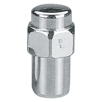 Topline Accessories® - Silver Shank Seat Two Piece Closed End Lug Nut