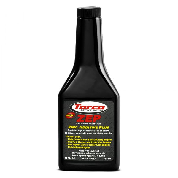 Torco® - ZEP™ Break-In Engine Oil Additive with Zinc, 12 oz x 12 Bottles