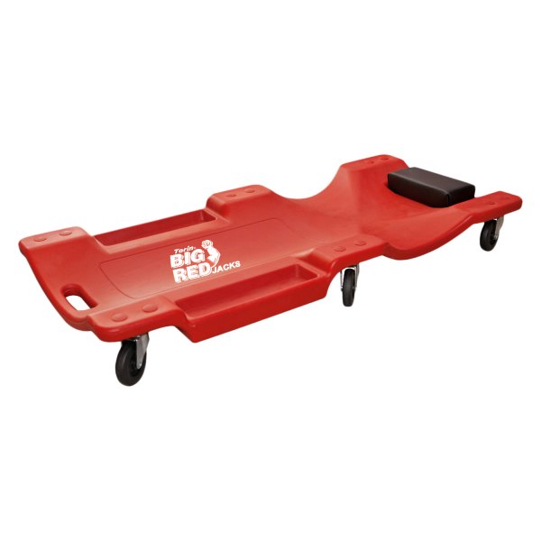Torin® - Big Red™ 250 lb 40" x 4" Body Fitting Creeper with Padded Headrest
