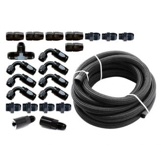 Torque Solution® - Braided Fuel Line Kit