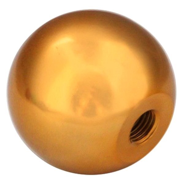 Torque Solution® - Manual Round Style Gold Shift Knob