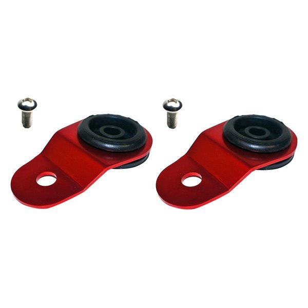 Torque Solution® - Red Radiator Mount Combo with Inserts