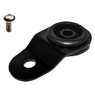 Torque Solution® - Black Radiator Mounts with Insert