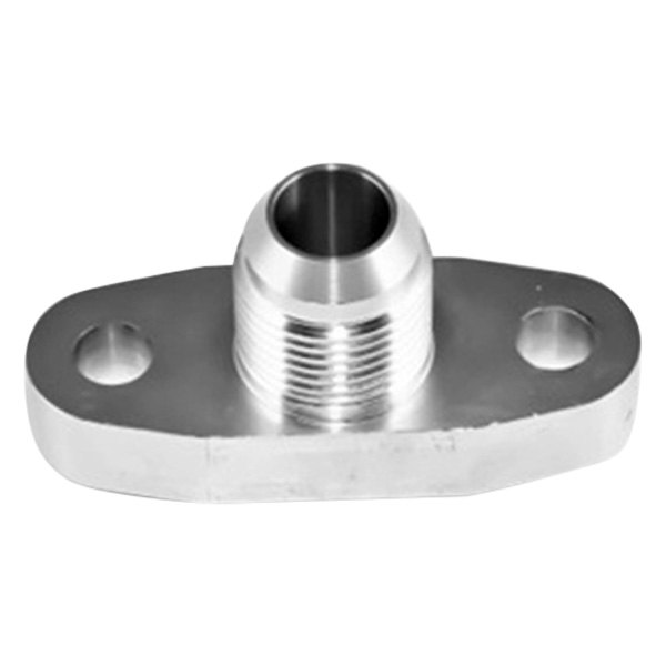 Torque Solution® - Billet Turbo Oil Drain Flange with Integrated -10 Flare