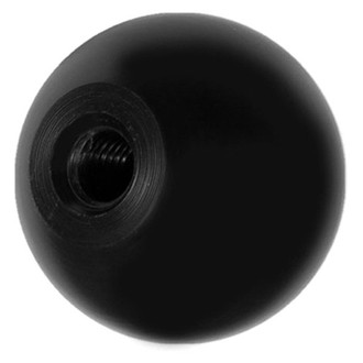 Torque Solution 12x1.25 Delrin 50mm Round Shift Knob (TS-UNI-107A) main image 0