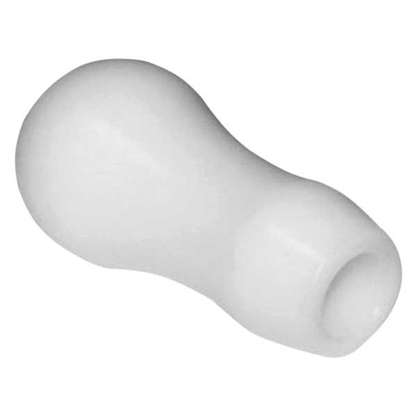 Torque Solution® - Manual Delrin Tear Drop White Tall Shift Knob