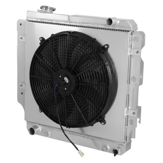 Torxe™ - Aluminum Engine Coolant Radiator with Electric Fan