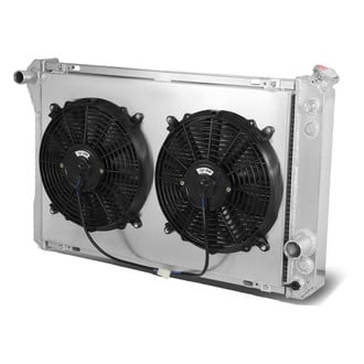 Torxe™ - Aluminum Engine Coolant Radiator with Electric Fan
