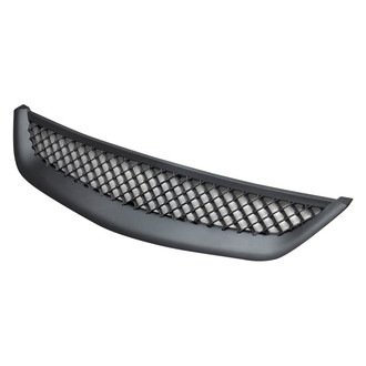 Torxe™ - 1-Pc Type-R Style Black Diamond Mesh Main Grille