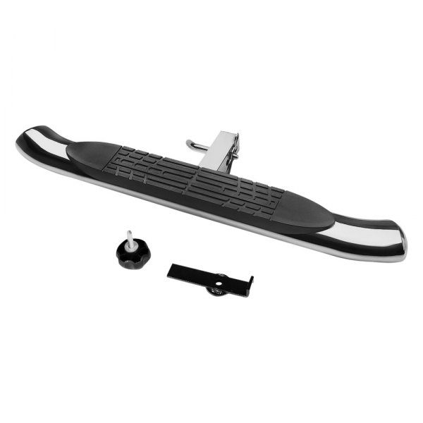 Torxe™ - 4" Oval Chrome Hitch Step for 2" Receivers