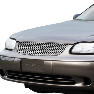 Torxe™ - 1-Pc Chrome Honeycomb Mesh Main Grille