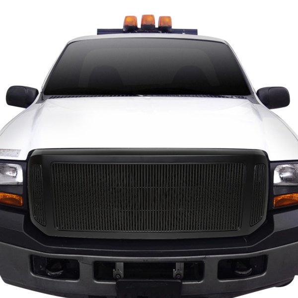 Torxe™ - 1-Pc Black Vertical Billet Main Grille