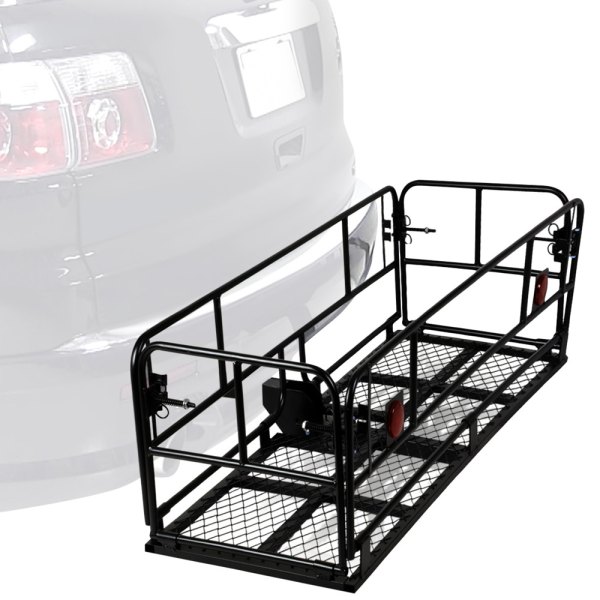 Torxe™ - Fold-Up Powdered Coated Hitch Cargo Carrier for 2" Receivers