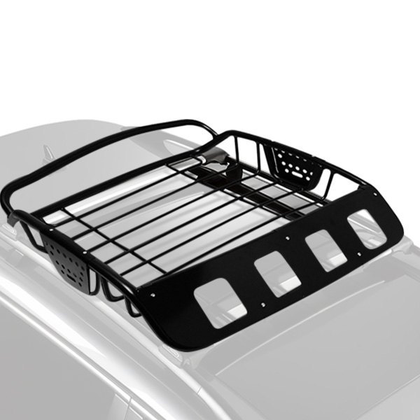 Torxe™ - Black Roof Cargo Basket (39" L x 39" W x 8" H)