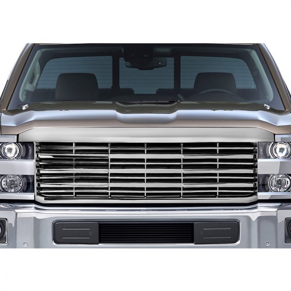 Torxe™ - 1-Pc Chrome Horizontal Billet Main Grille