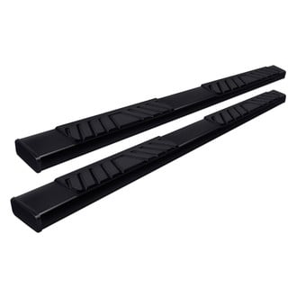 Torxe™ - 5" Cab Length Black Rectangular Side Steps