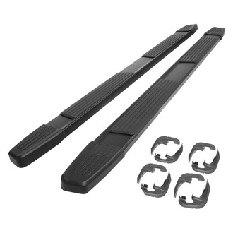 Torxe™ - 6" Cab Length Black Rectangular Side Bars