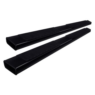 Torxe™ - 6" Cab Length Black Triangular Step Bars