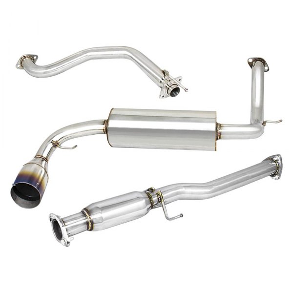 Torxe™ - Stainless Steel Cat-Back Exhaust System, Honda CR-X