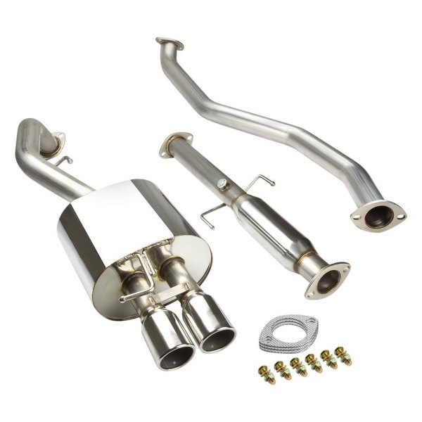 Torxe™ - Stainless Steel Cat-Back Exhaust System, Kia Spectra
