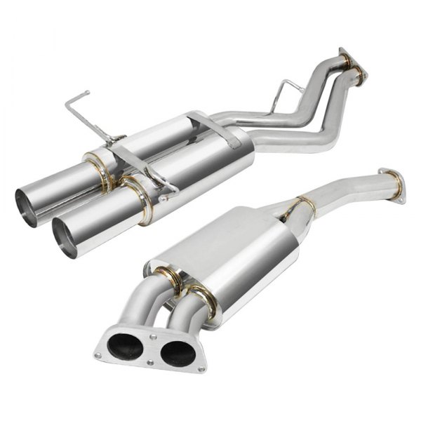 Torxe™ - Stainless Steel Cat-Back Exhaust System, Nissan 240SX