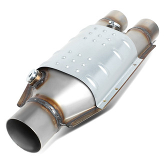 Torxe™ - Universal Fit Oval Body Catalytic Converter (2" ID, 2.25" OD)