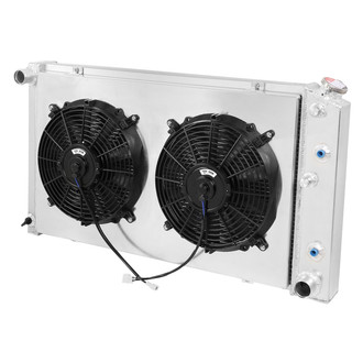 Torxe™ - Aluminum Engine Coolant Radiator with Electric Fan
