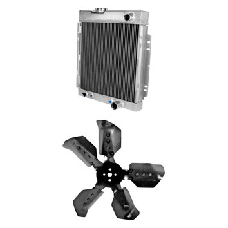 Torxe® - 2-Pc Aluminum Engine Coolant Radiator Kit
