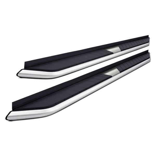 Torxe™ - 4.5" FLEX Series Black with Polished Trim Running Boards